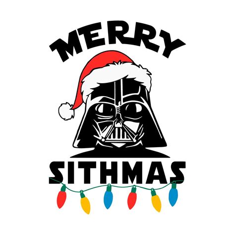 Star Wars Darth Vader Christmas Merry Sithmas Christmas Svg Inspire