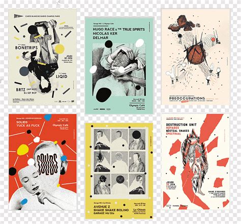 Poster Graphic Design Behance Illustration Multiple Magazine Cover