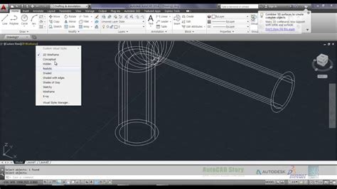 Autocad 2014 3d Solid Extrude Youtube