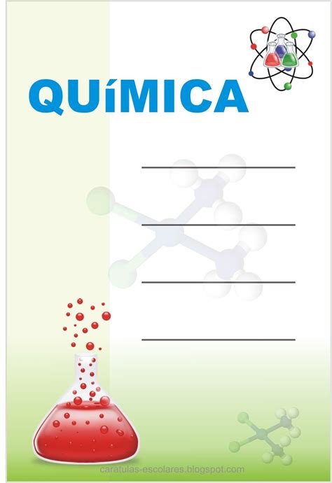 Caratulas Escolares Quimica Para Secundaria High Standards Poster