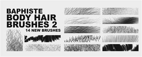 Baphistes Body Hair Brushes Vol 2 For Photoshop By Baphiste On Deviantart