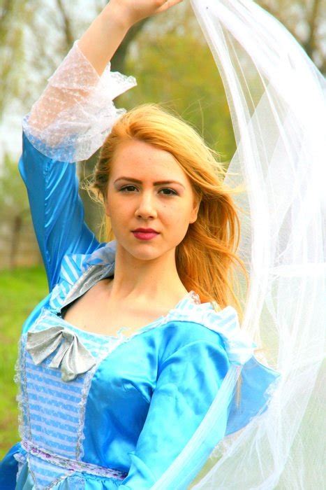 Blonde Girl In A Princess Dress Free Image Download