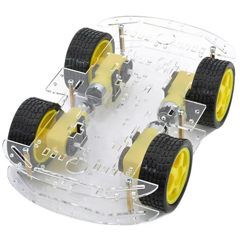 Smart Car Kit 4wd Smart Robot Car Chassis Kits Car With Speed Encoder