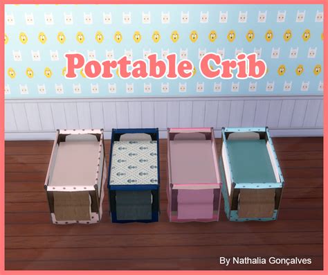 Portable Crib Sims 3 Sims Bebê Sims