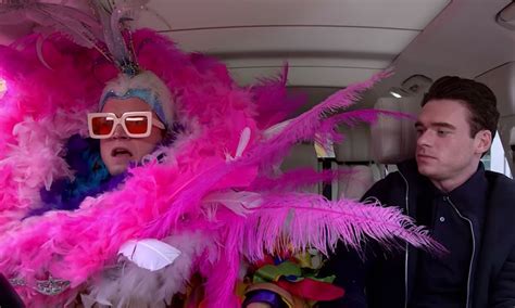 Watch ‘rocketman Stars Taron Egerton And Richard Madden On ‘carpool