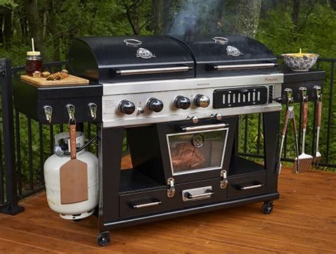 Gas Grill Electric Smoker Combo Gas Propane Grill