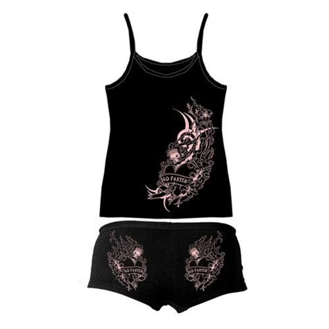 Pink Skeleton Hands Womens Tank Top And Boy Shorts Combo In 2020