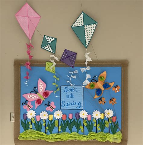 Spring Kite Bulletin Board Bulletin Boards Kite Singing Time