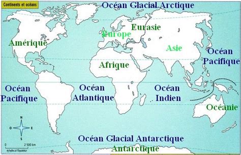 Carte Du Monde Avec Nom Des Continents Et Ocean My Blog