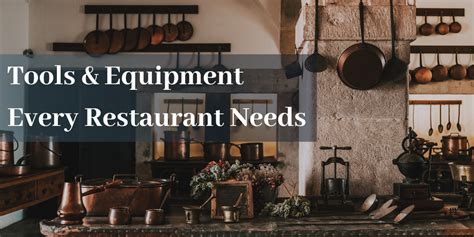 Restaurant Equipment List 25 Tools And Items Youll Need
