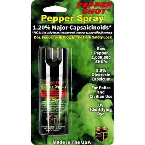 Pepper Shot 12 Mc 2 Oz Pepper Spray