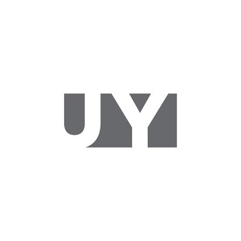Uy Logo Monogram With Negative Space Style Design Template 2772134