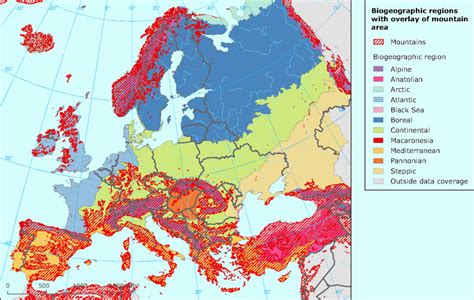 Biogeographic Regions Of Europe Vivid Maps