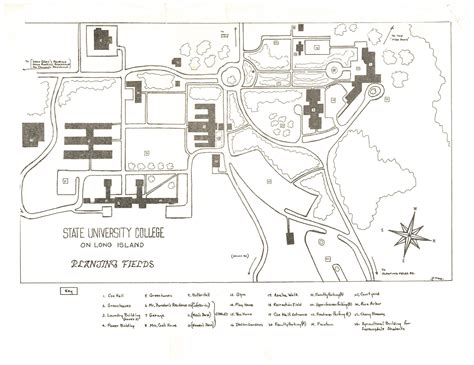 Map State University College On Long Island Planting Fields Oyster