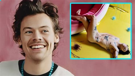 Harry Styles Gets Nude To Promote Fine Line Hollywire YouTube
