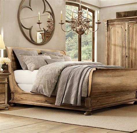 Restoration Hardware Sleigh Bed Loveliness Home Home Decor Home Bedroom