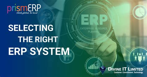 Selecting Right Erp System For Business Prismerp