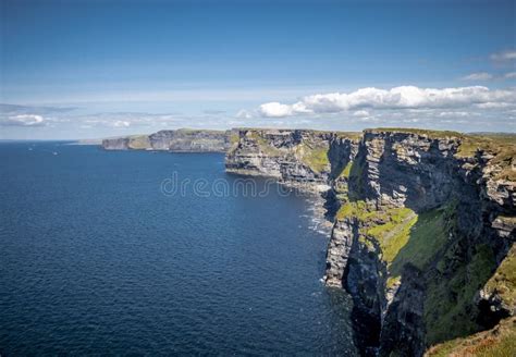 Amazing Cliffs Of Moher At The Irish West Coast Stock Photo Image Of