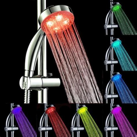 POMME DE DOUCHE LED DESIGN LUXE 7 COULEURS Cdiscount Bricolage