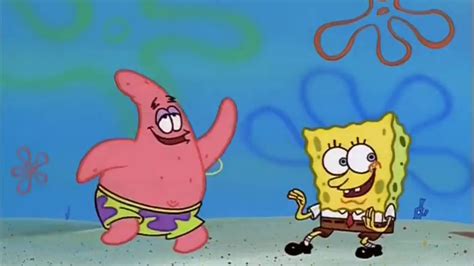 Spongebob Squarepants Spongebob And Patrick Cheering For Squidward Hq