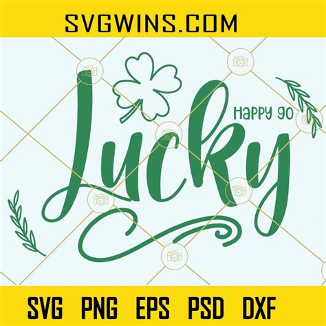 Happy Go Lucky Svg Lucky Svg St Patricks Day T Shirt Svg St