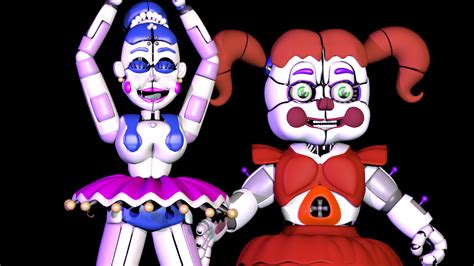 Circus Baby V And Ballora V Done By Bintangprasetyo On Deviantart