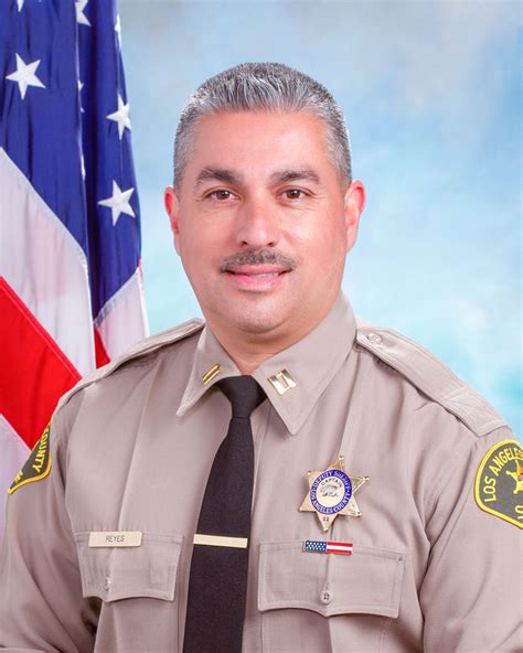 Mark Reyes Promoted To Captain Temple Station Los Angeles County