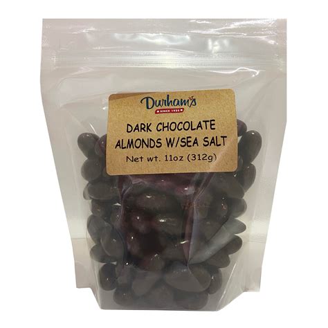 Durhams Dark Chocolate Almonds With Sea Salt Shop Nuts Seeds At H E B
