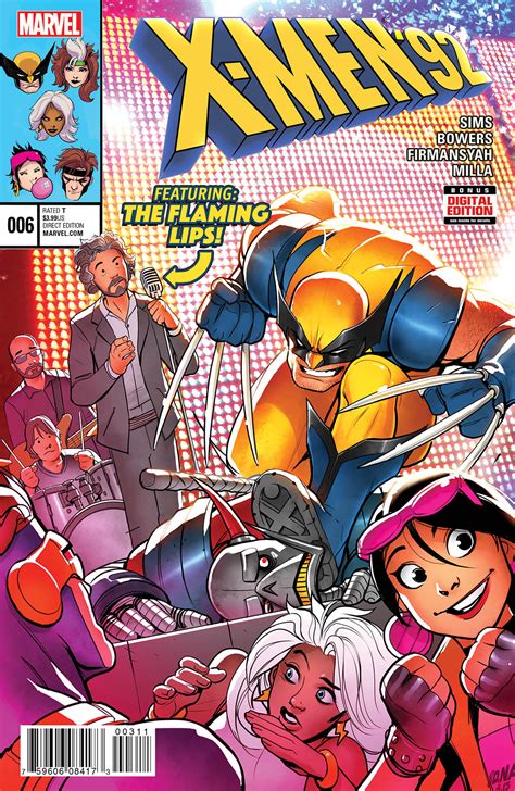 X Men And Flaming Lips Crossover See Exclusive X Men 92
