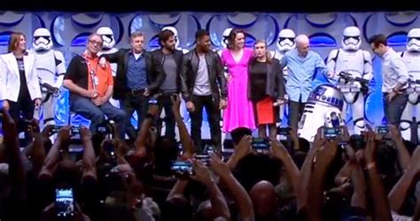 Star Wars 7 Cast Joins Together At Star Wars Celebration