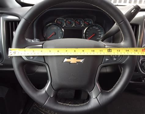 Steering Wheel Size Chart