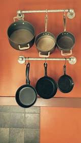 Pictures of Black Pipe Pot Rack