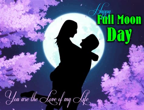 Love Of My Life On A Full Moon Day Free Full Moon Day Ecards 123