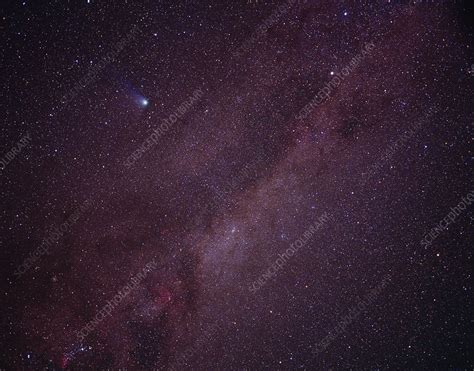 Milky Way Showing Comet Halley Stock Image R8060044 Science