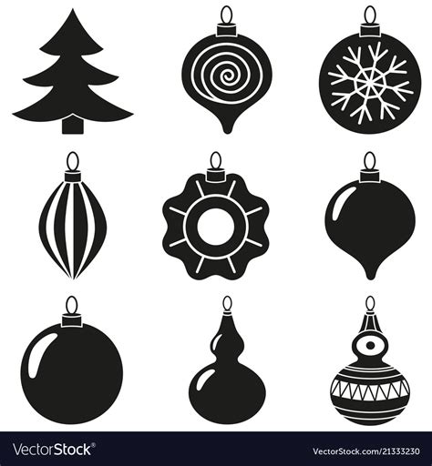 Christmas Tree Silhouette Ornaments As An Amazon Associate I Earn