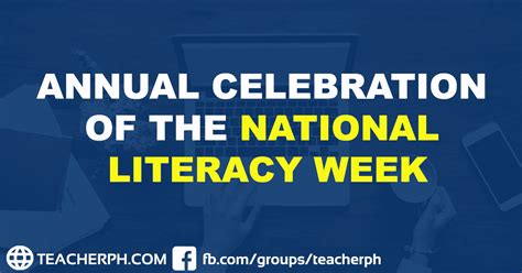 2019 Annual Celebration Of The National Literacy Week Teacherph