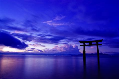 Bokeh comes from the japanese word boke, which means blur or haze. clouds, Gate, Ocean, Sky, Japan, Sea, Bokeh Wallpapers HD ...