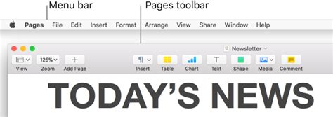 Pages For Mac Customize The Pages Toolbar