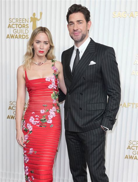 Hottest Couples At The 2023 SAG Awards Emily Blunt And John Krasinski