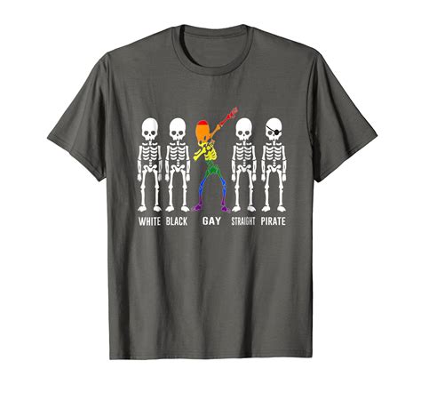 Skeleton Dabbing Lgbt Gay Pride Equality Shirt Rainbow Dab Lvs