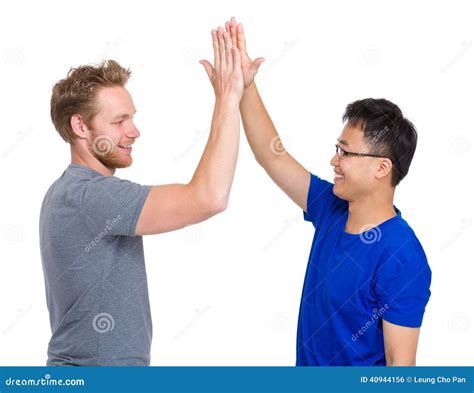 Man Giving High Five Stock Photo Image Of Celebration 40944156