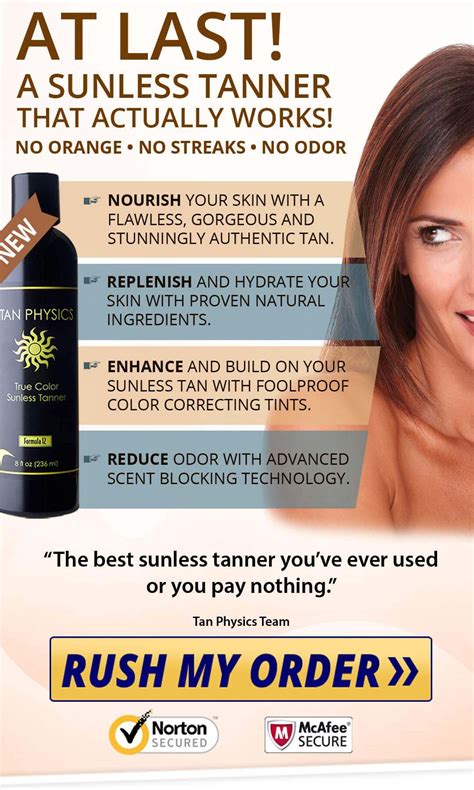 tan physics true color best self tanner best sunless tanner