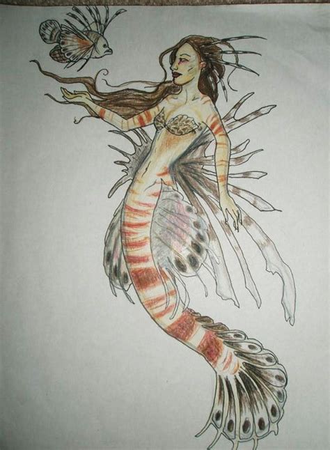 Lionfish Mermaid By On Deviantart