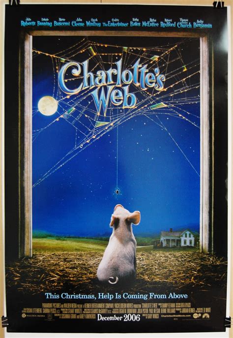 CHARLOTTE S WEB Original Rolled X Vintage Movie Poster Family Help Is Coming From