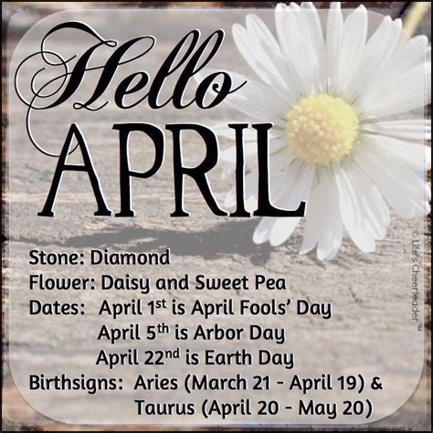 57 Best Month 4 April Images On Pinterest Calendar Seasons Of The