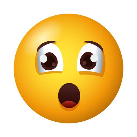 Terrified Emoji Face Gradient Style 1842171 Vector Art At Vecteezy
