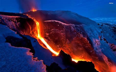 Volcano Wallpapers Hd Backgrounds Images Pics Photos Free Download