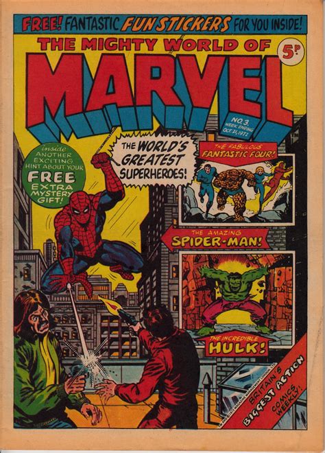 STARLOGGED GEEK MEDIA AGAIN 1972 THE MIGHTY WORLD OF MARVEL THE