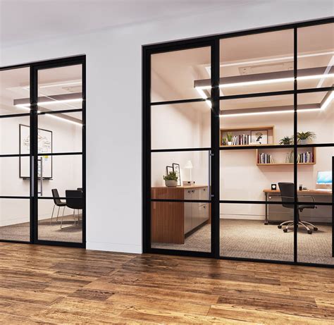 Contempo Door Double Glazed Bandedup To 46db Rw Fusion Partitions
