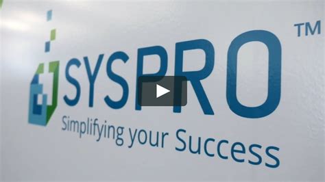 Syspro Sysprointro1 On Vimeo